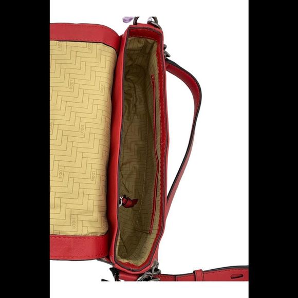 LODIS Floral Embroidered Leather Bag with Two Straps Samba - Picture 3 of 3